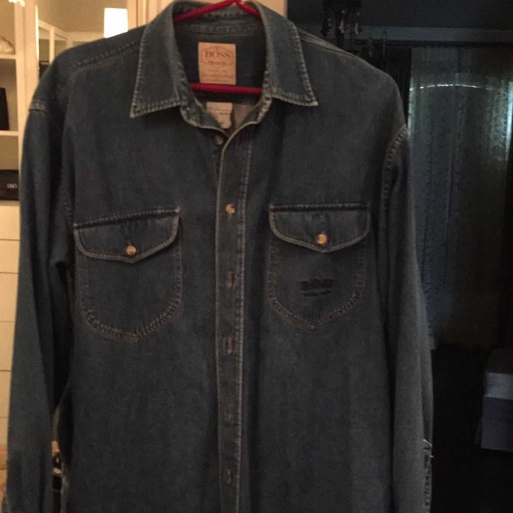 Hugo Boss jean shirt